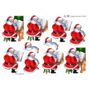3D Nisse med almanak