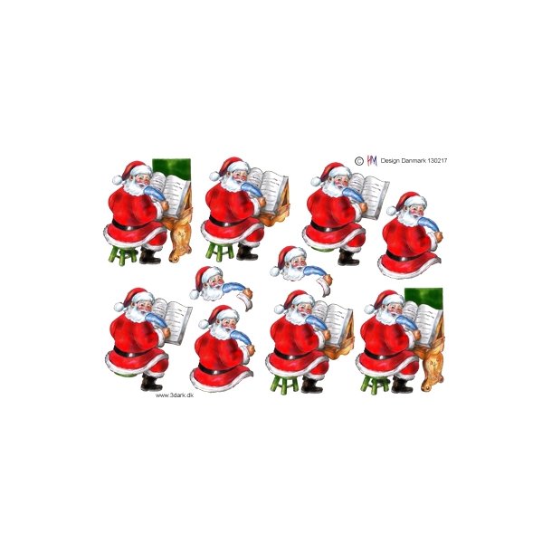 3D Nisse med almanak