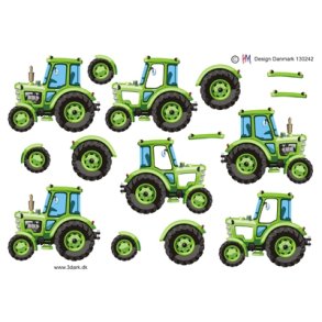 3D Gr�n traktor