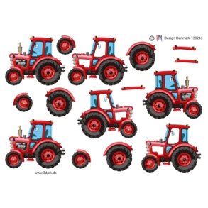 3D R�d traktor