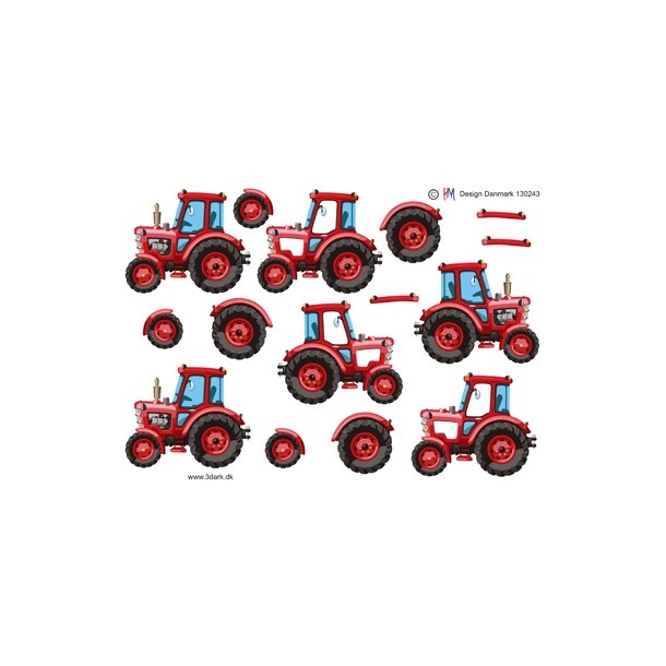 3D R�d traktor