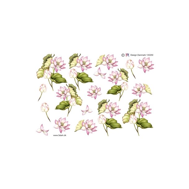 3D Lyser�de blomster
