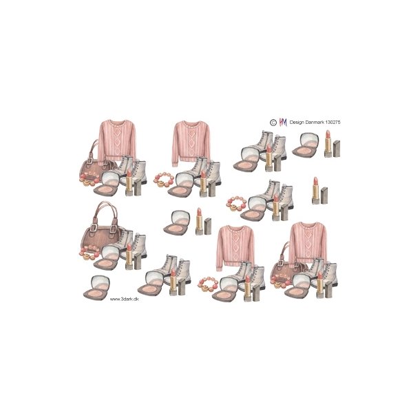 3D  Pigebluse og st�vler