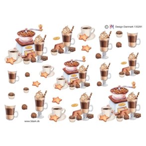  3D Kaffekv�rn, varm chokolade 