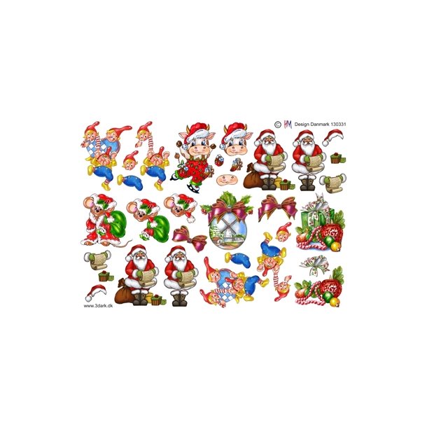 3D Sm� julemotiver