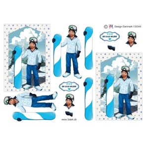 3D Snowboard dreng