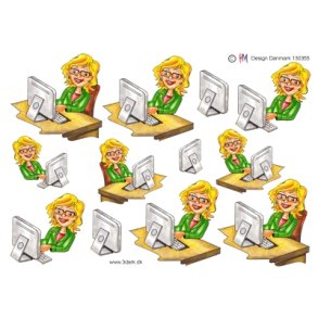  3D Kontordame