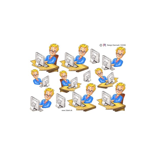  3D Kontormand