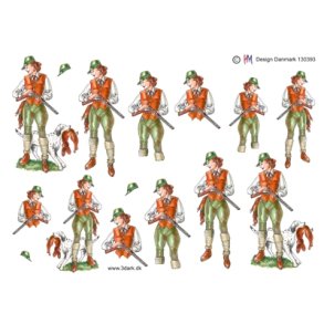  3D Dame p� jagt
