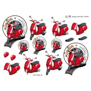  3D R�d scooter