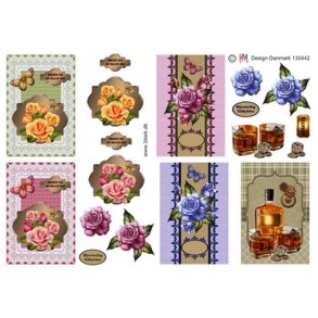3D Blomster og drinks
