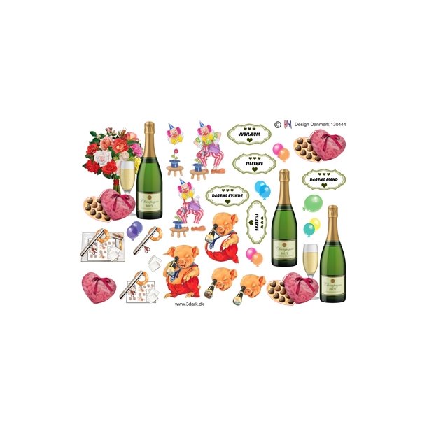  3D Champagne mm