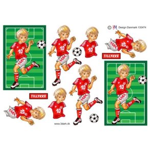  3D Fodbolddreng