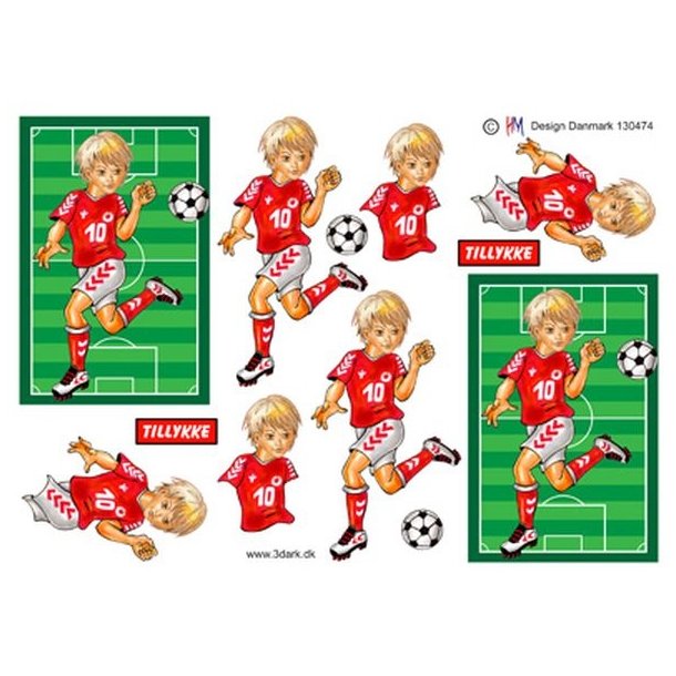  3D Fodbolddreng