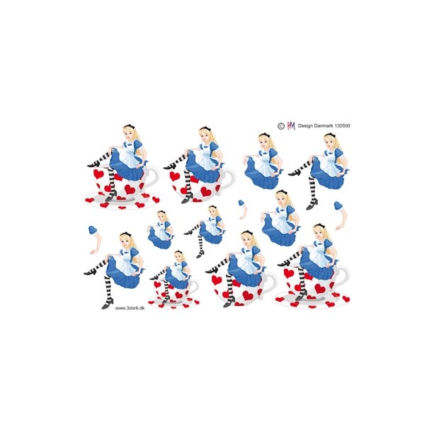  3D Alice i eventyrland