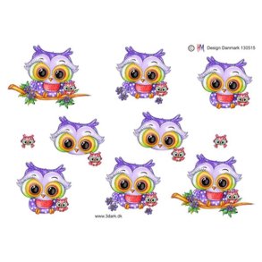 3D Lilla ugle