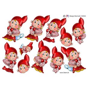  3D Nissedreng p� potte