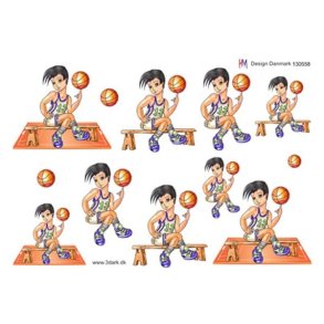  3D Baskeball dreng