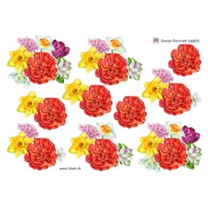 3D Blomster