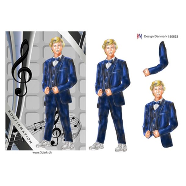 3D Konfirmand med noder A5