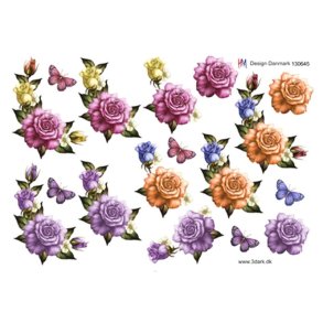 3D Blomsterranke 