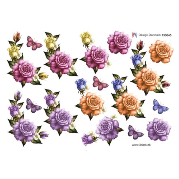 3D Blomsterranke 