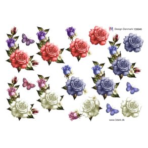 3D Blomsterranke 