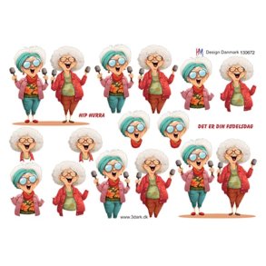 3D Syngende �ldre damer