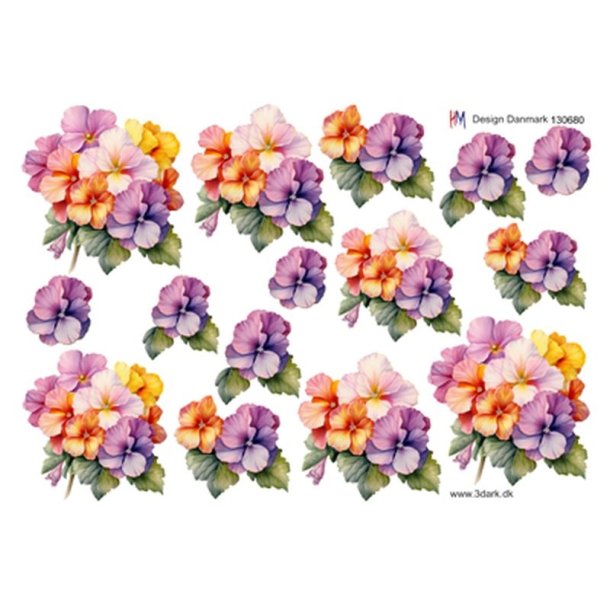 3D For�rsblomster