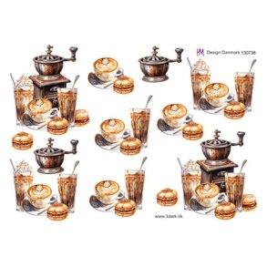 3D Kaffe og kage
