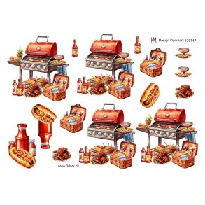 3D Grill og grilmad