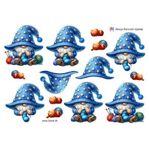 3D Mand der strikker