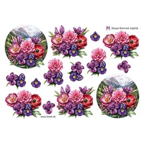 3D Blomster og natur