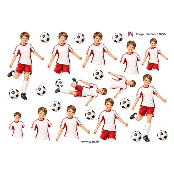 3D Fodbolddreng