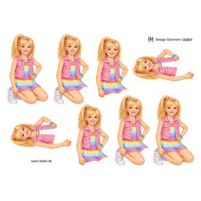 3D Sommerpige