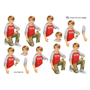 3D Dreng p� kn�
