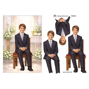 3D Konfirmand i kirke A5