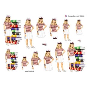 3D R�d studenterpige