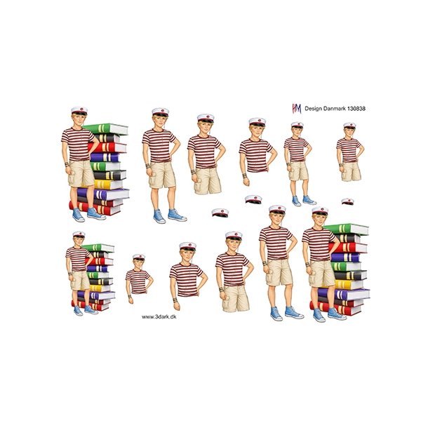 3D R�d studenterdreng