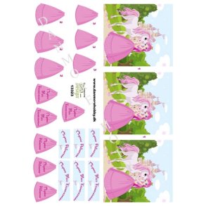 3D Prinsesse p� hest