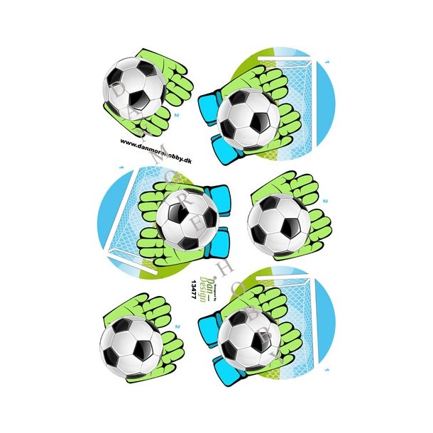3D Fodbold og handsker