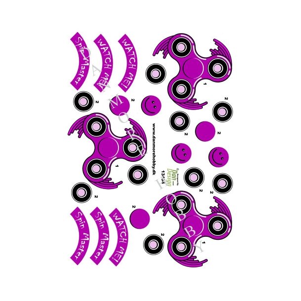  3D Lilla spinner