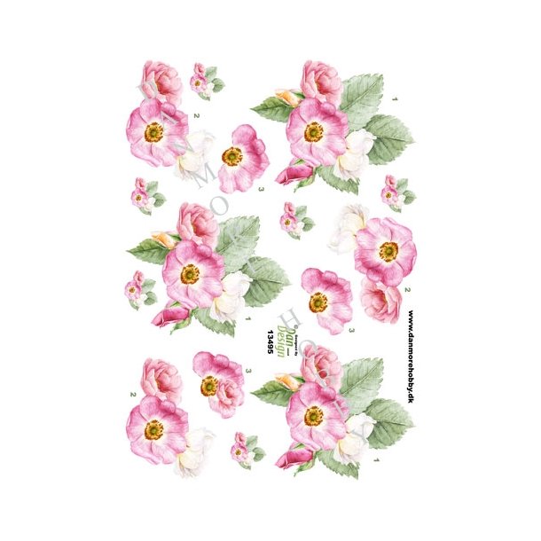 3D Lyser�de blomster