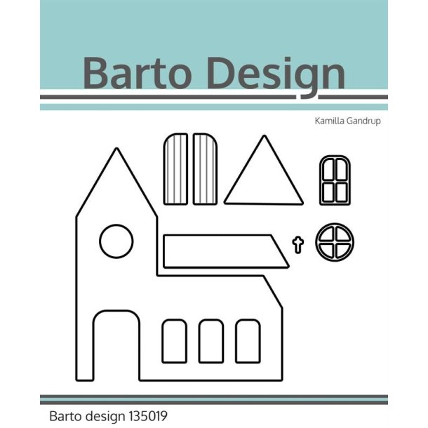 Barto Design dies Kirke 6,5x7,3cm