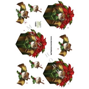 3D Gave med julerose