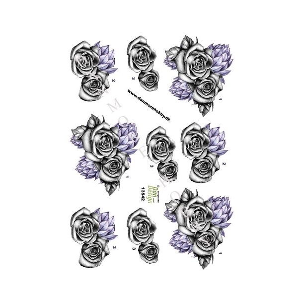 3D Sort rose