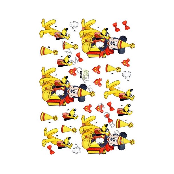 3D Mickey og Pluto Disney