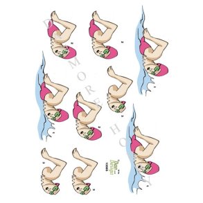 3D Sv�mmepige