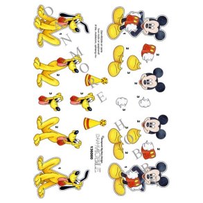 3D  Dan-Mobile Mickey og Pluto