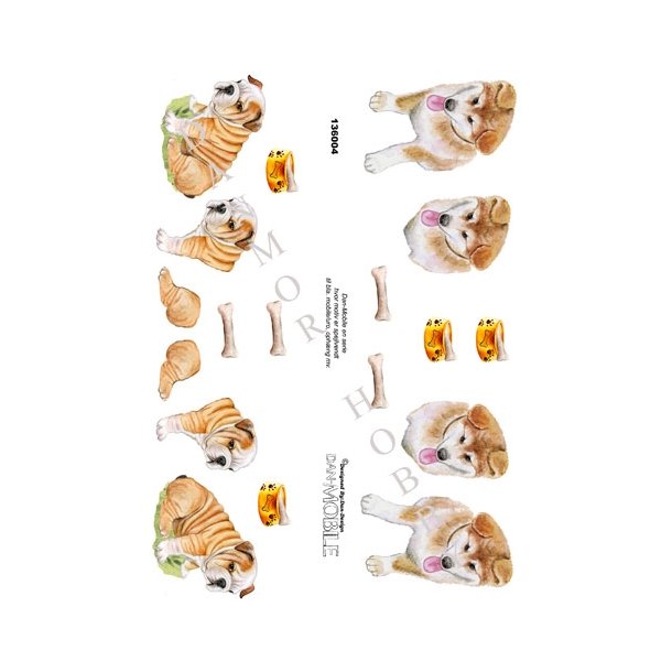 3D Dan-Mobile Hundehvalpe